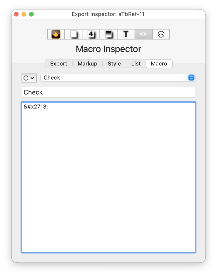 Macro Inspector