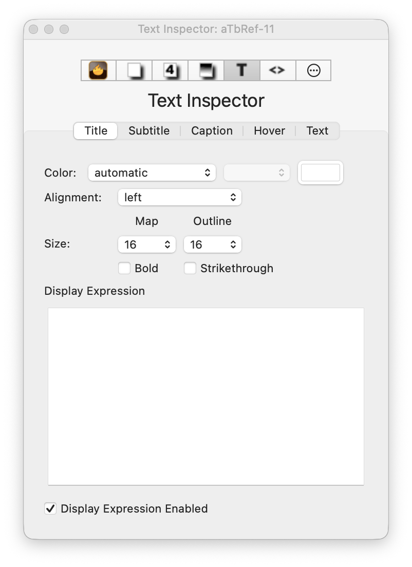 Text Inspector