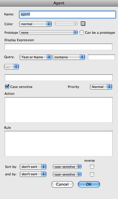 Rename Agent dialog
