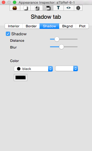 Shadow tab