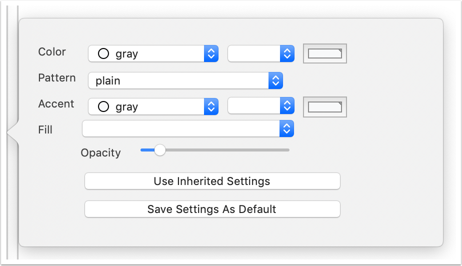 Edit Background pop-over