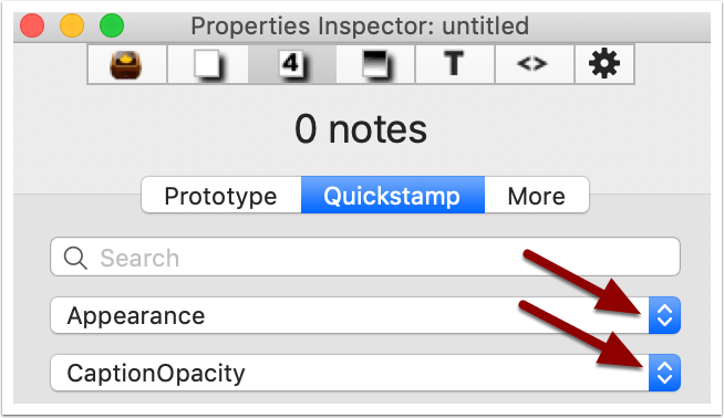 Selecting an attribute manually