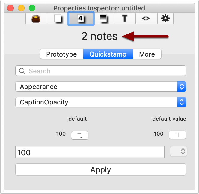 Setting a new attribute value - multiple notes selected