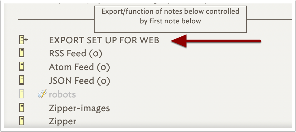Configure for Local use export