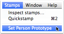 Action code - Using Stamps