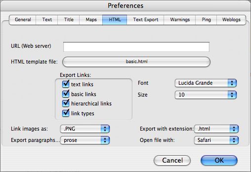 Export with extension